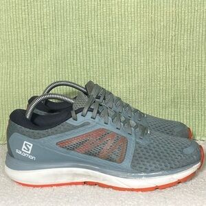 Salomon Mens Grey Vectur Low Top Running Athletic Sneaker Shoes SZ US 8 & Wmn 9